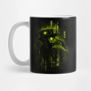 Science Fiction Horror Plague Doctor - Futuristic Dystopian Character Mug